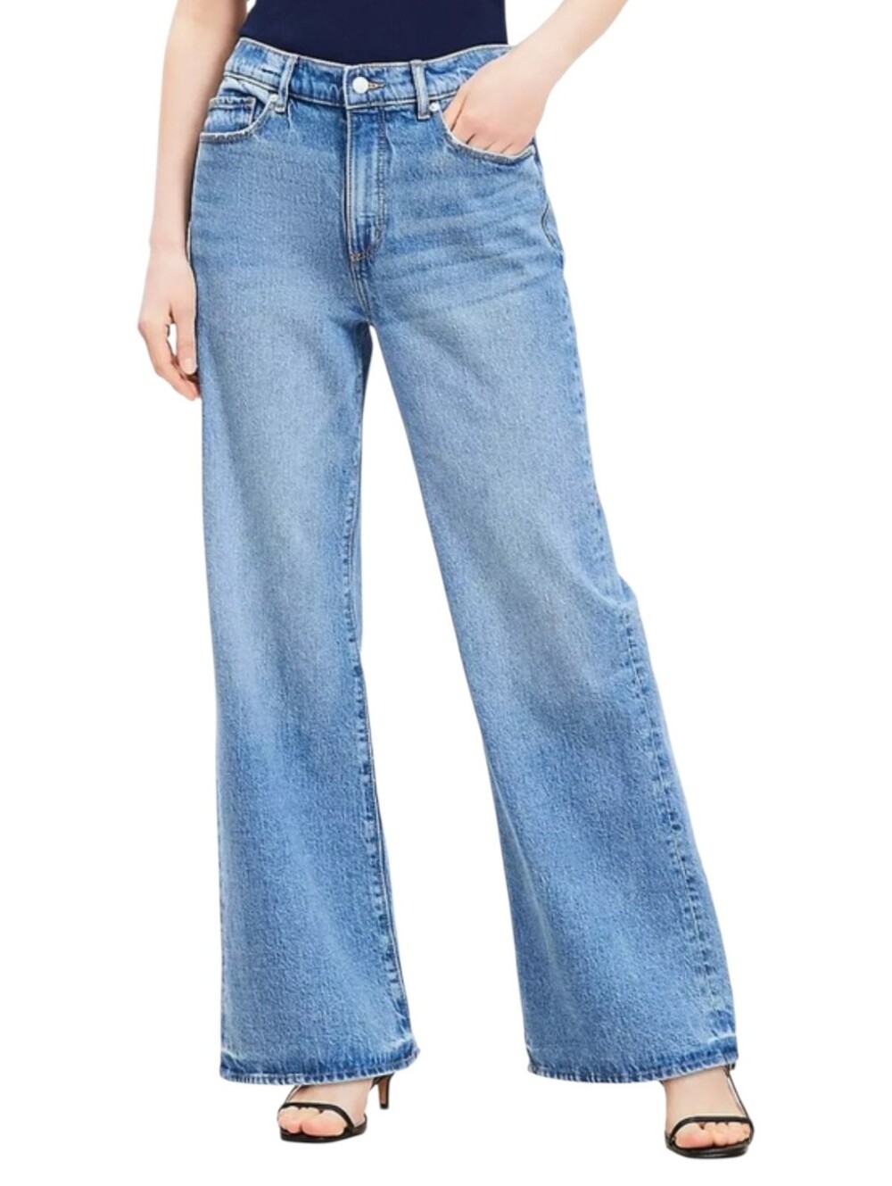 LOFT The Wide Leg Women's Petite Jeans